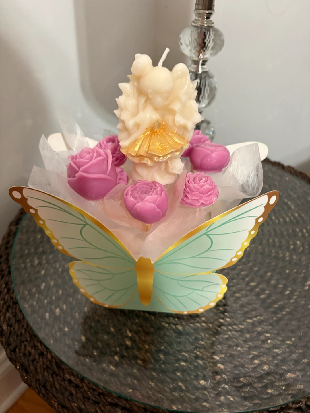 Handmade Ballerina Candle Centerpiece - photo 2