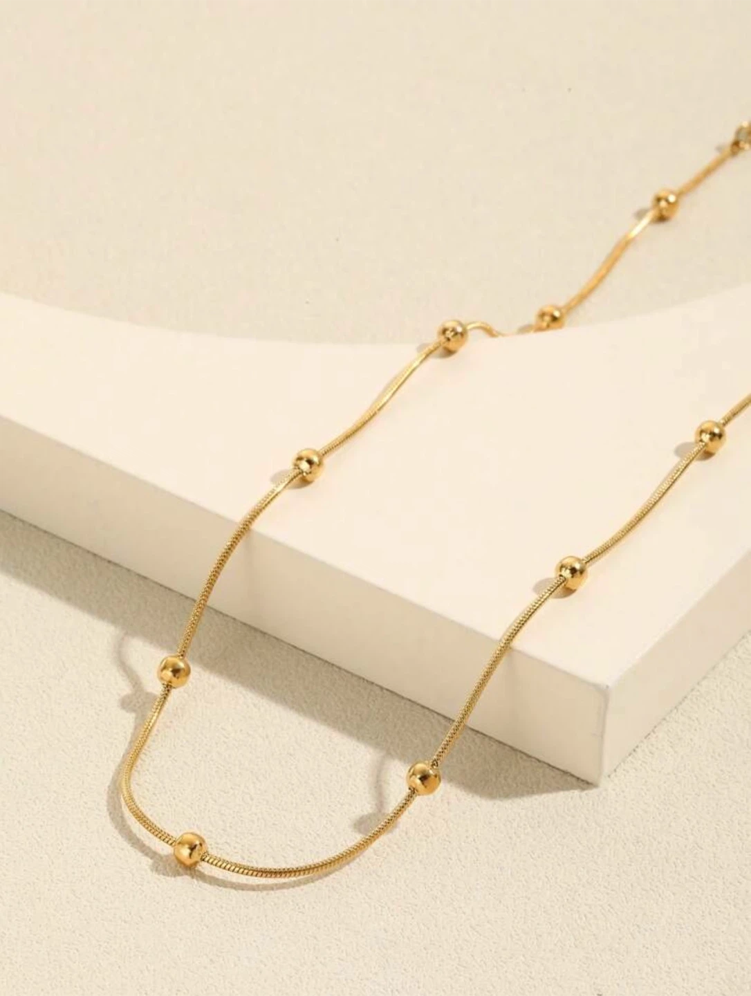 Gold Tone Stainless Steel Necklace - photo 3