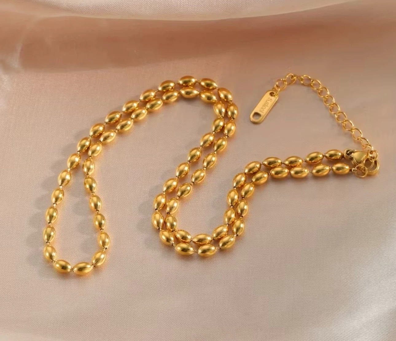 Gold Tone Stainless Steel Necklace - photo 4