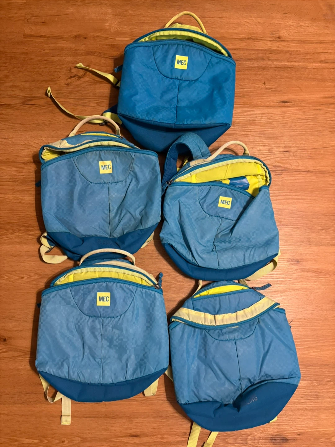 Toddler MEC backpacks