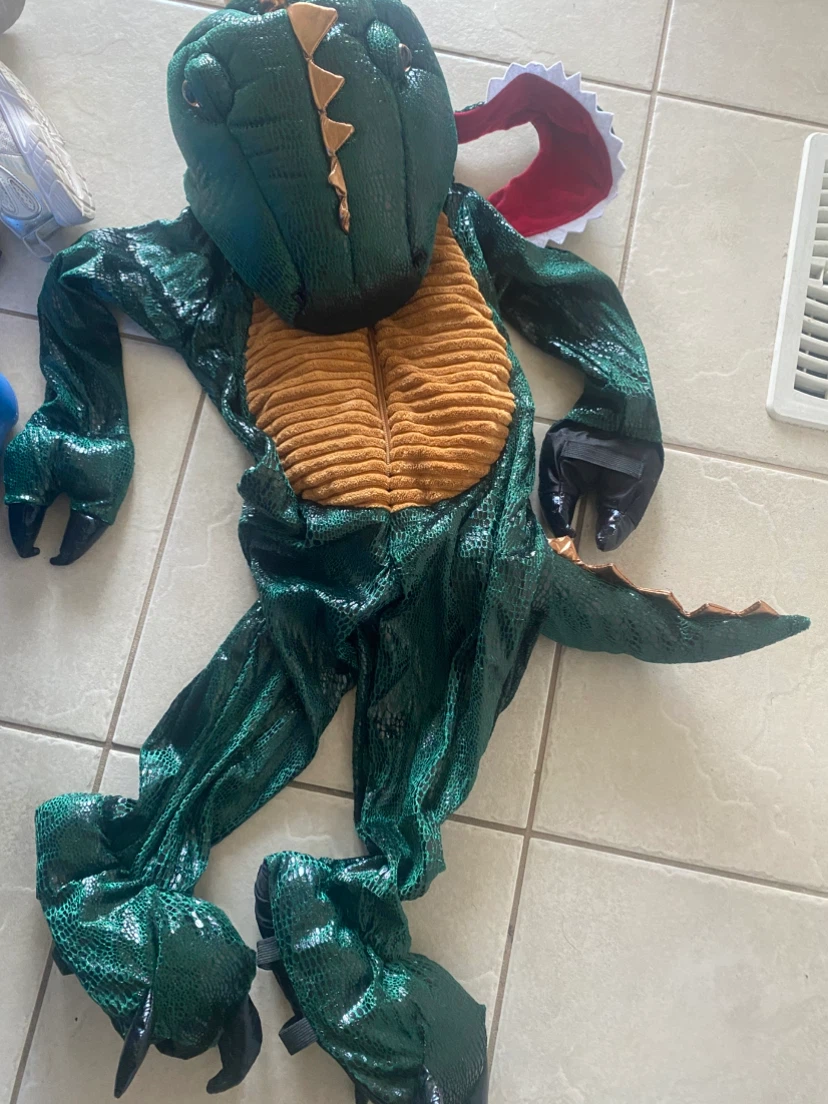 Green Dinosaur Kids Costume