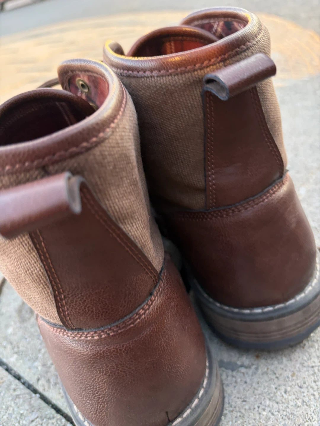 Blackwell Brown Lace-Up Ankle Boots Size 10 - photo 2