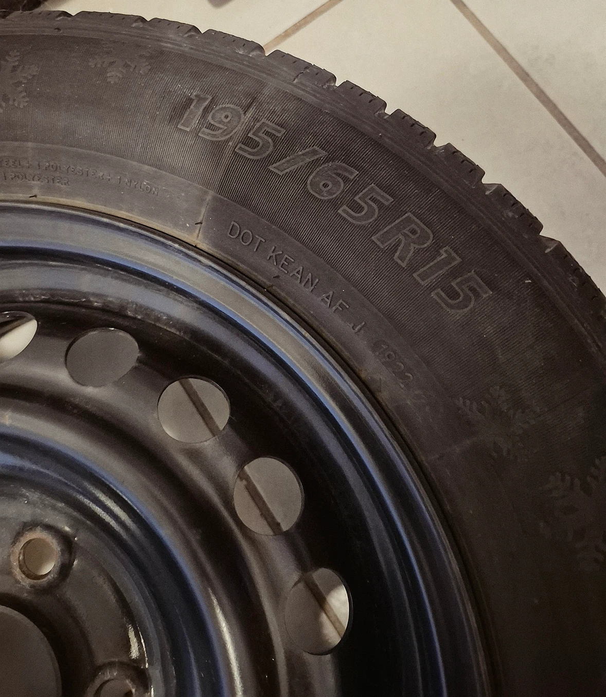 Winter Tires 195/65R15 (Dynamo) - photo 2