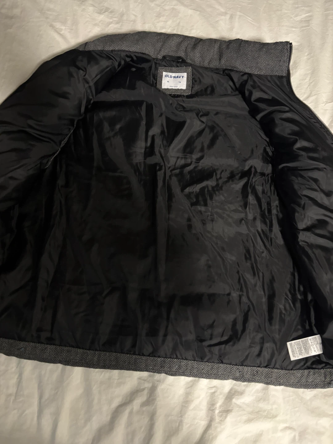 WARM Old Navy Herringbone Puffer Vest XL - photo 3