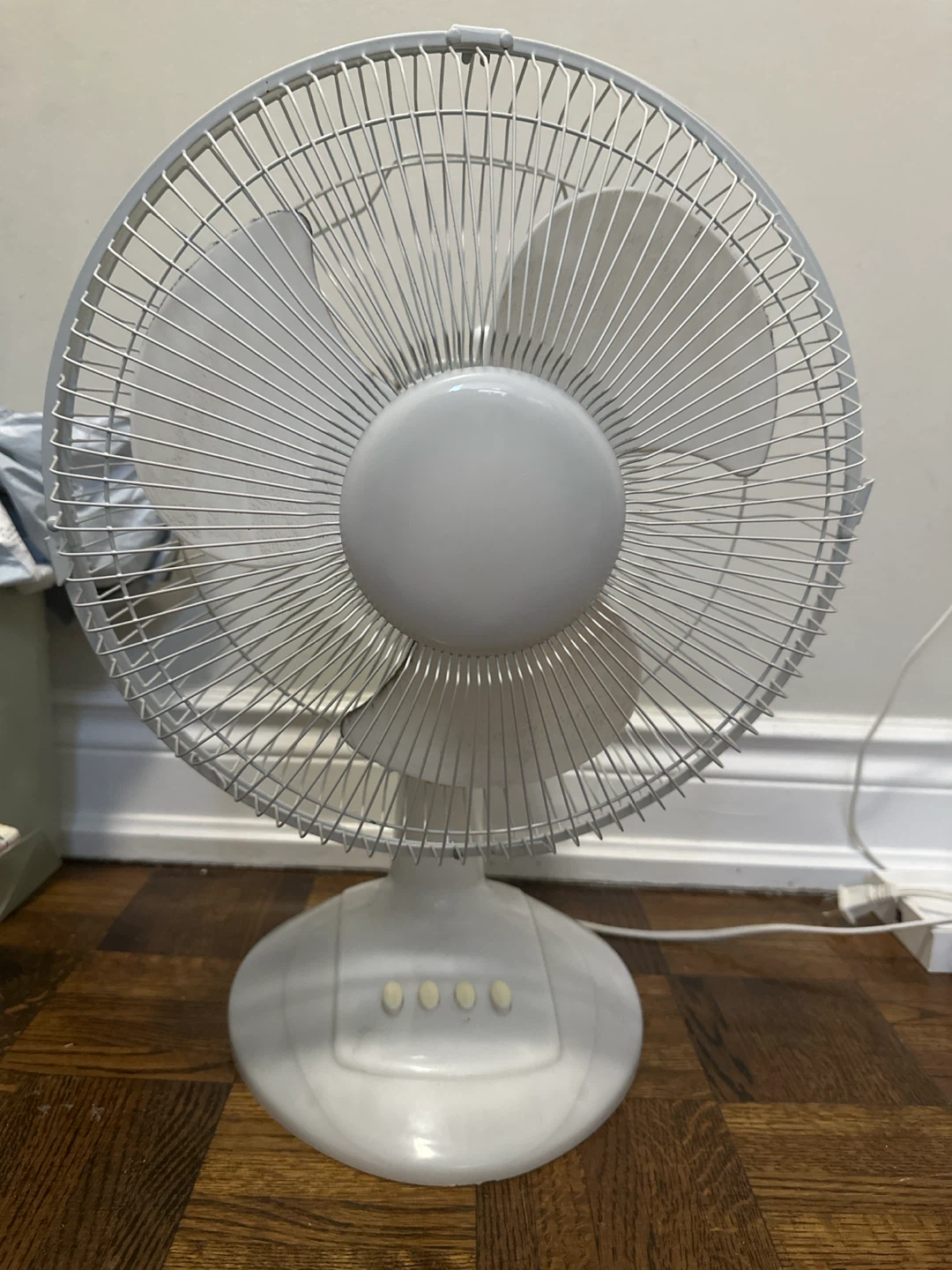 White Table Fan - photo 2