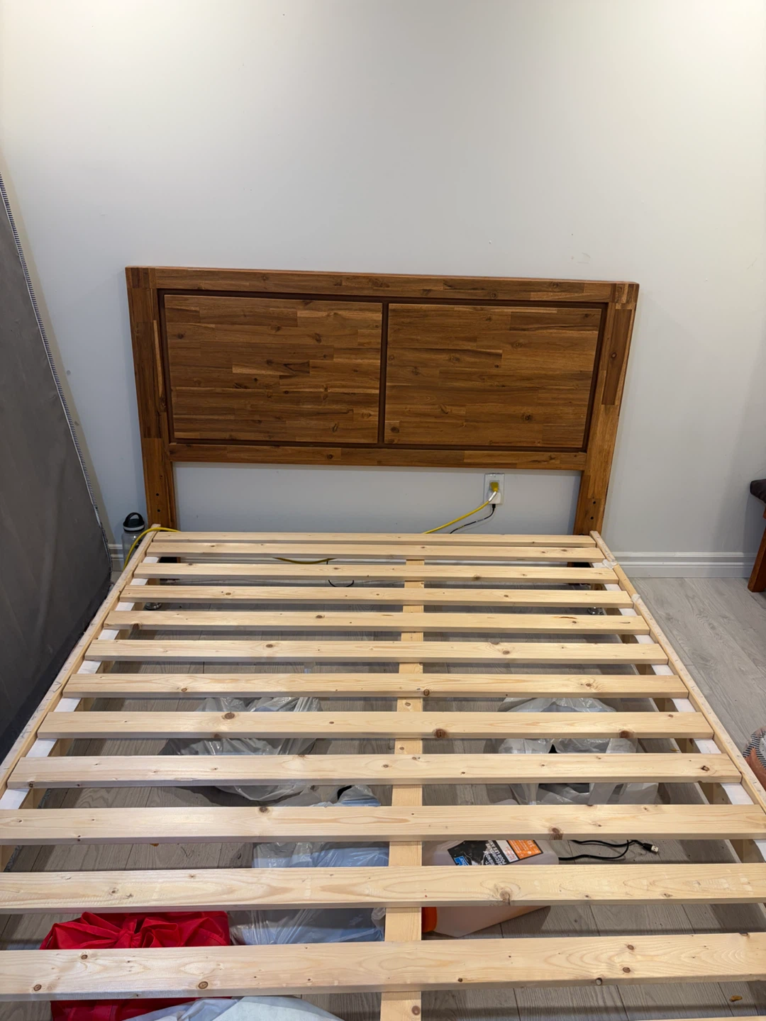 Queen Bed Fram with Headboard - photo 2