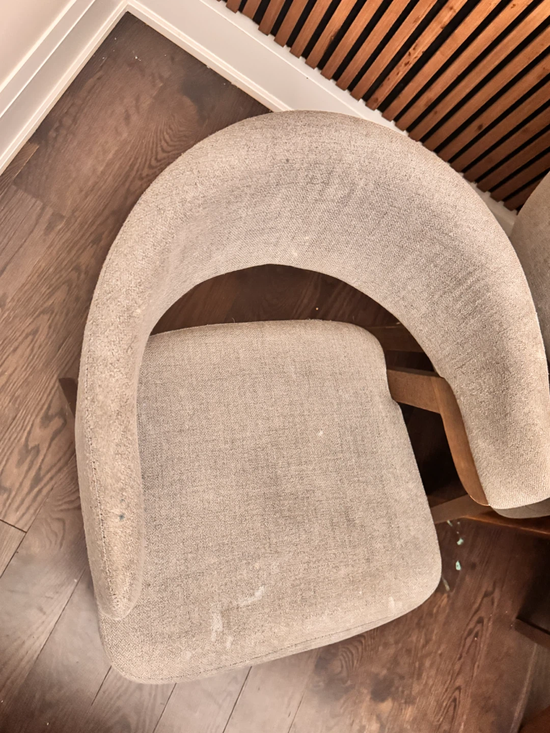 Set of 4 Modern Upholstered Dining Chairs - photo 4
