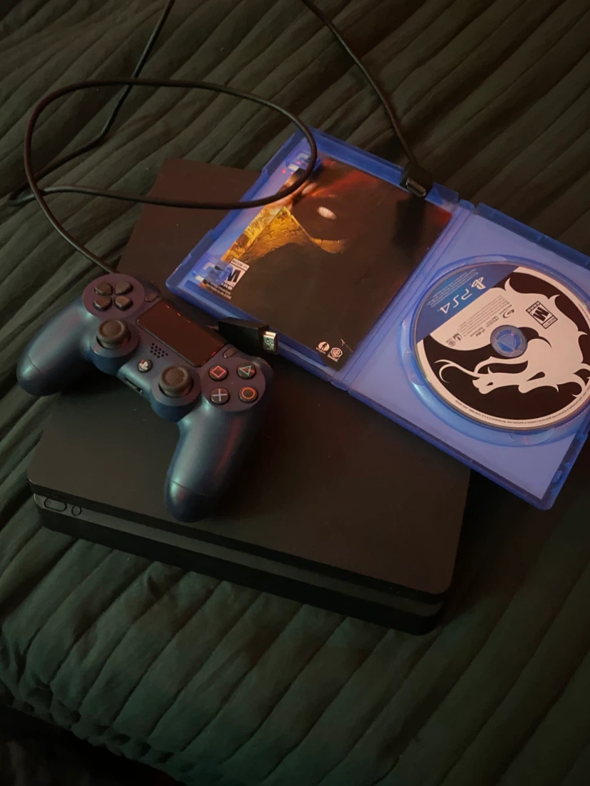 PlayStation 4 Console with Controller and Game