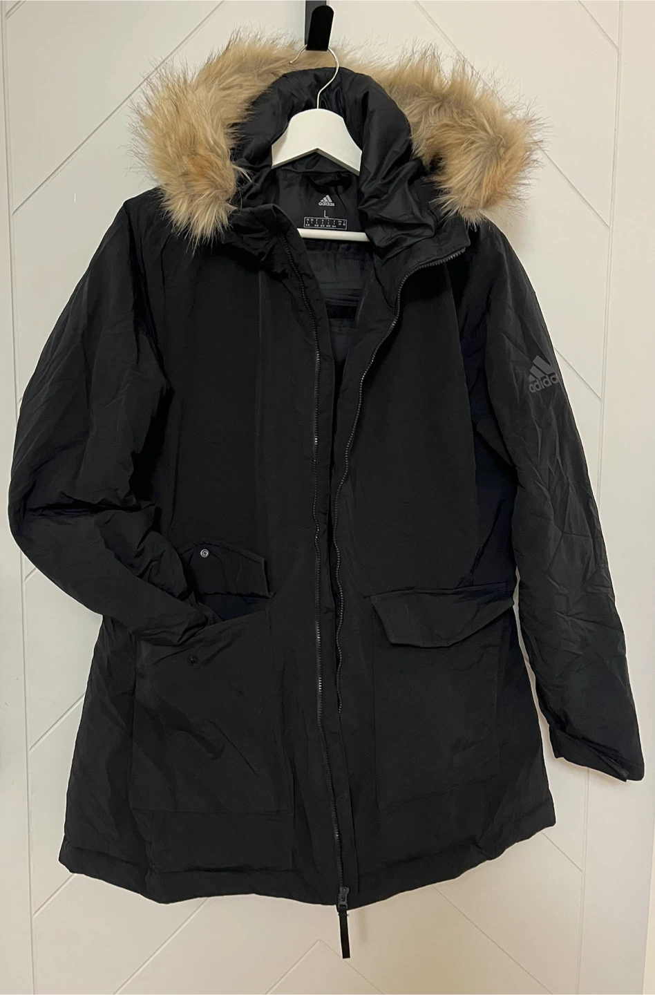 Adidas Women's Black Parka Size Large - photo 2