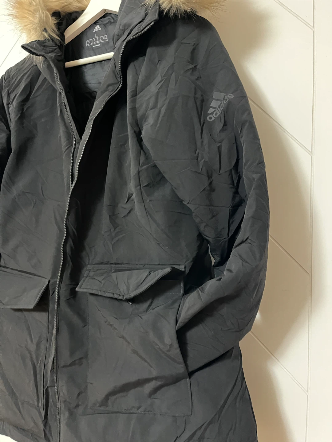Adidas Women's Black Parka Size Large - photo 5