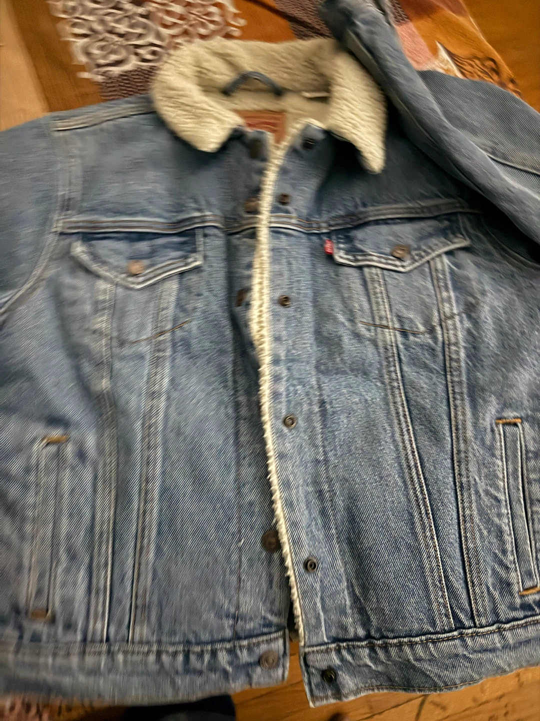 Levi Strauss & Co. sherpa-lined jacket.