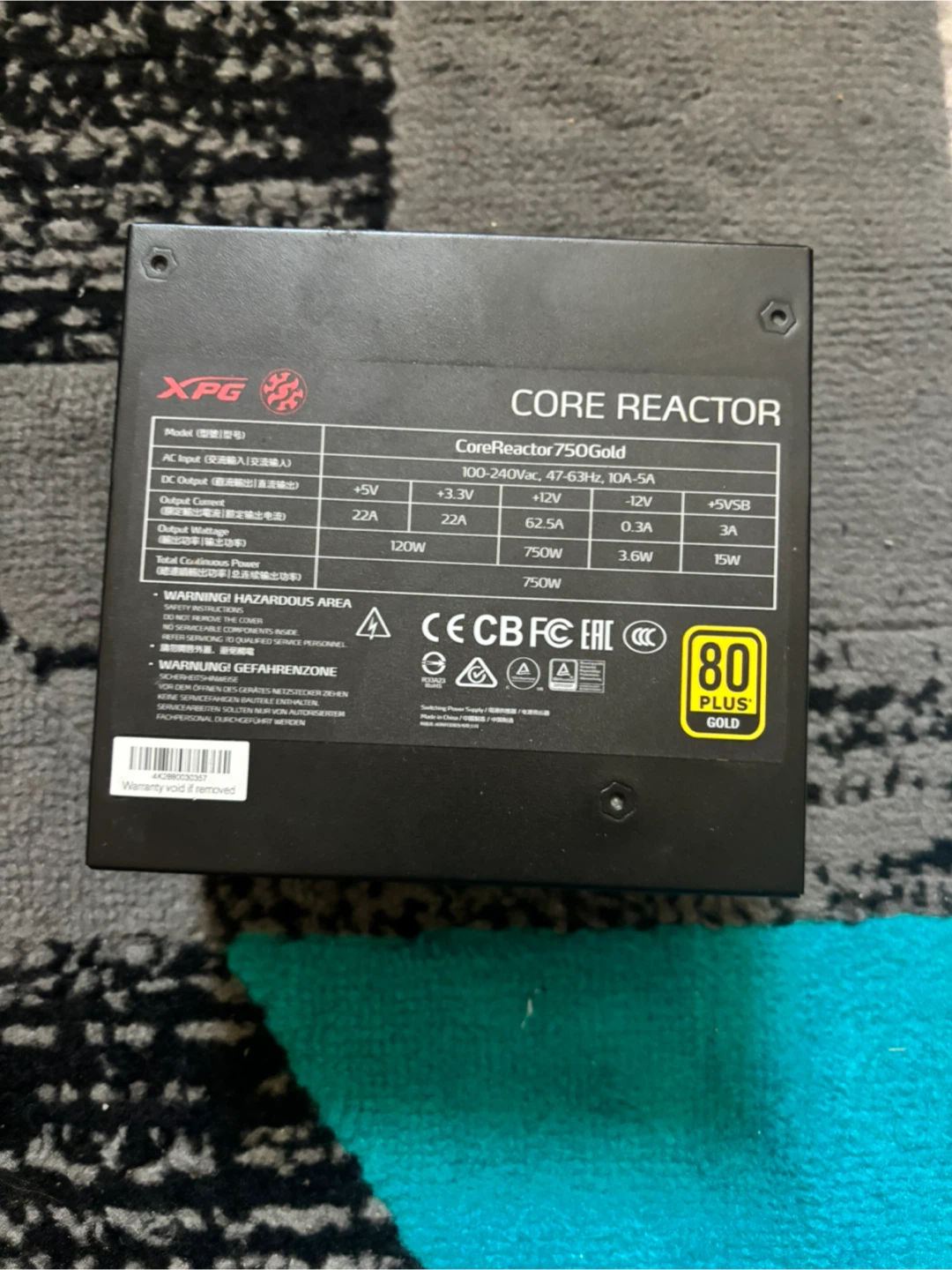 XPG Core Reactor 750W Gold Power Supply - photo 3