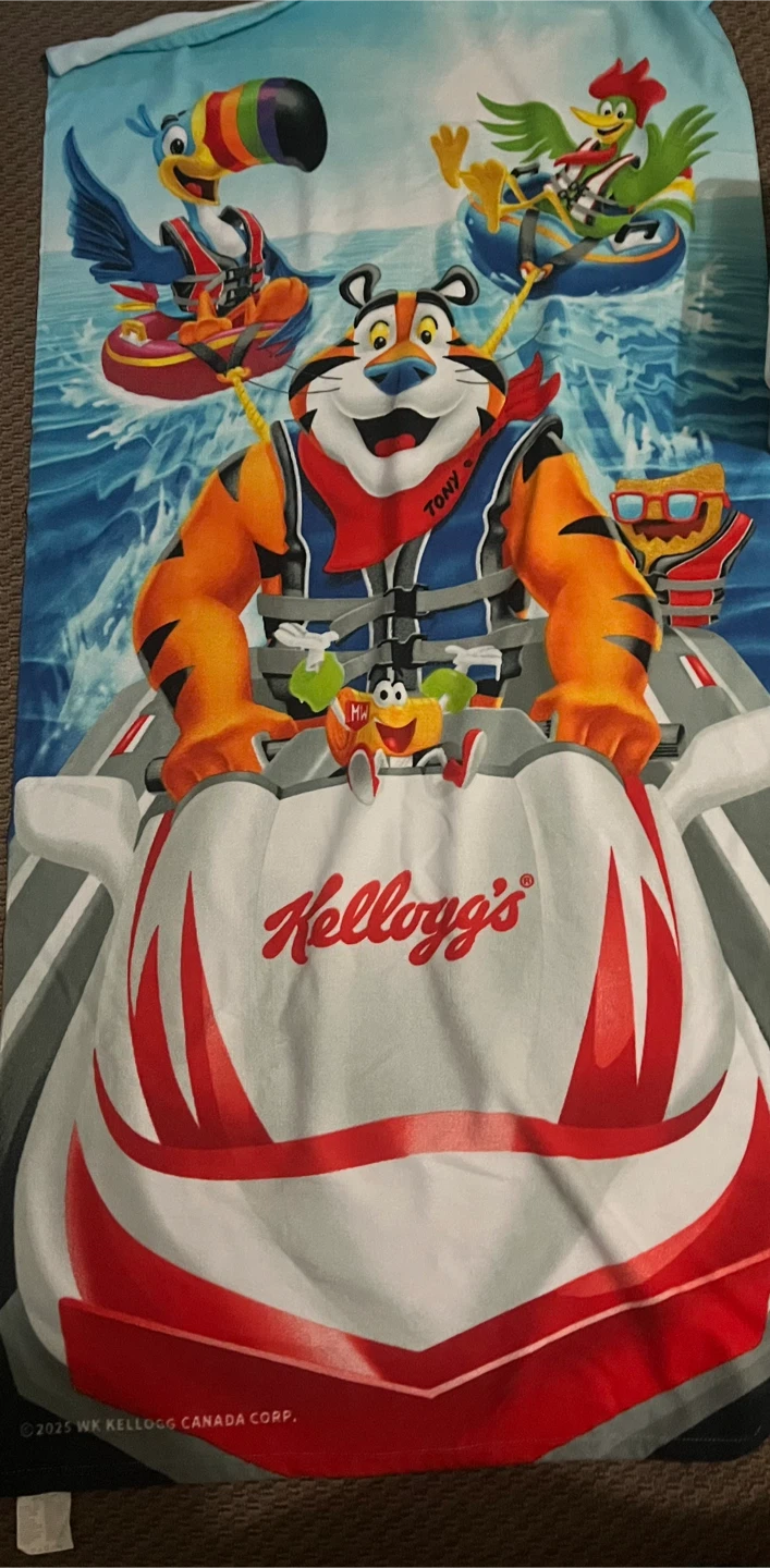 Rare - Kellogg's Tony the Tiger Beach Towel