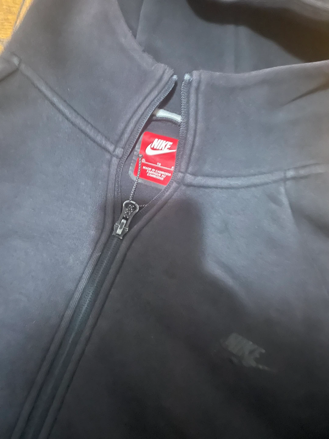 Nike Tech Fleece Full-Zip Hoodie Black XL - photo 2