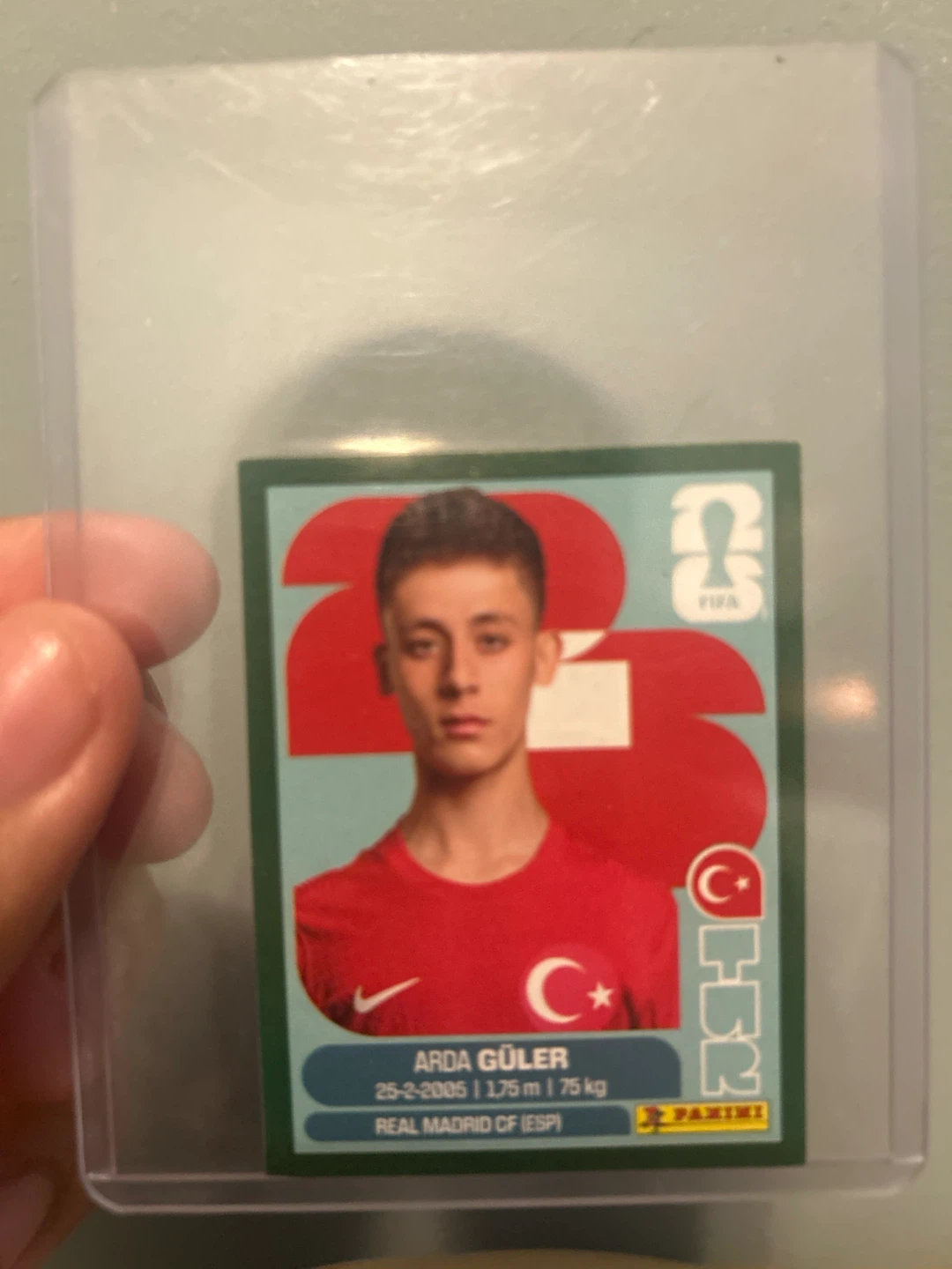 Arda Guler Panini FIFA World Cup 2026 Sticker