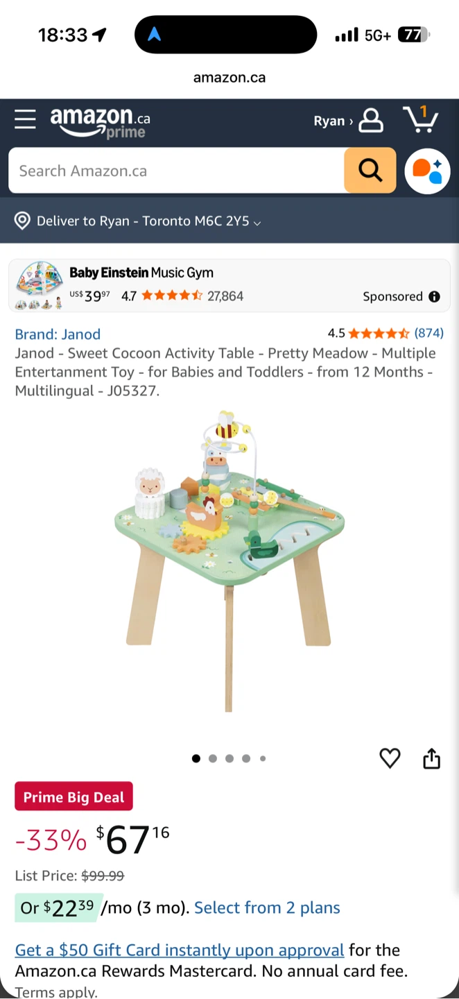 Janod Sweet Cocoon Activity Table - photo 4