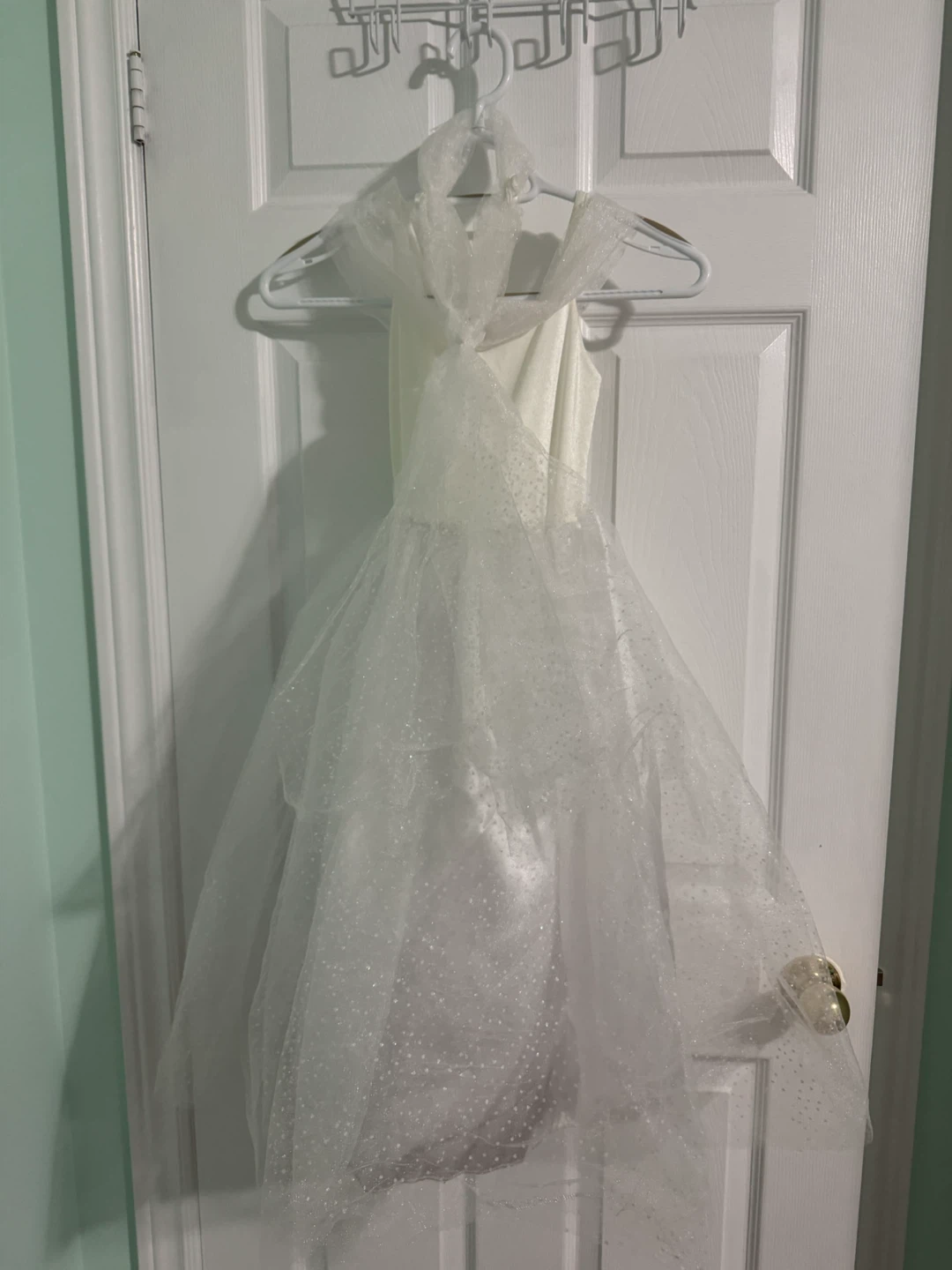 White Tulle Special Occasion Dress