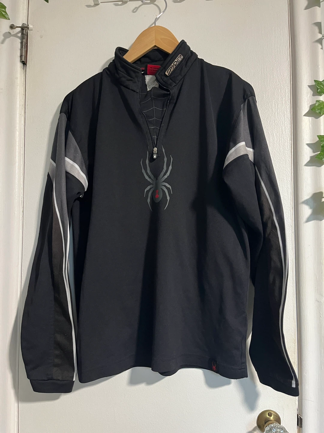 Spyder Black Quarter-Zip Pullover