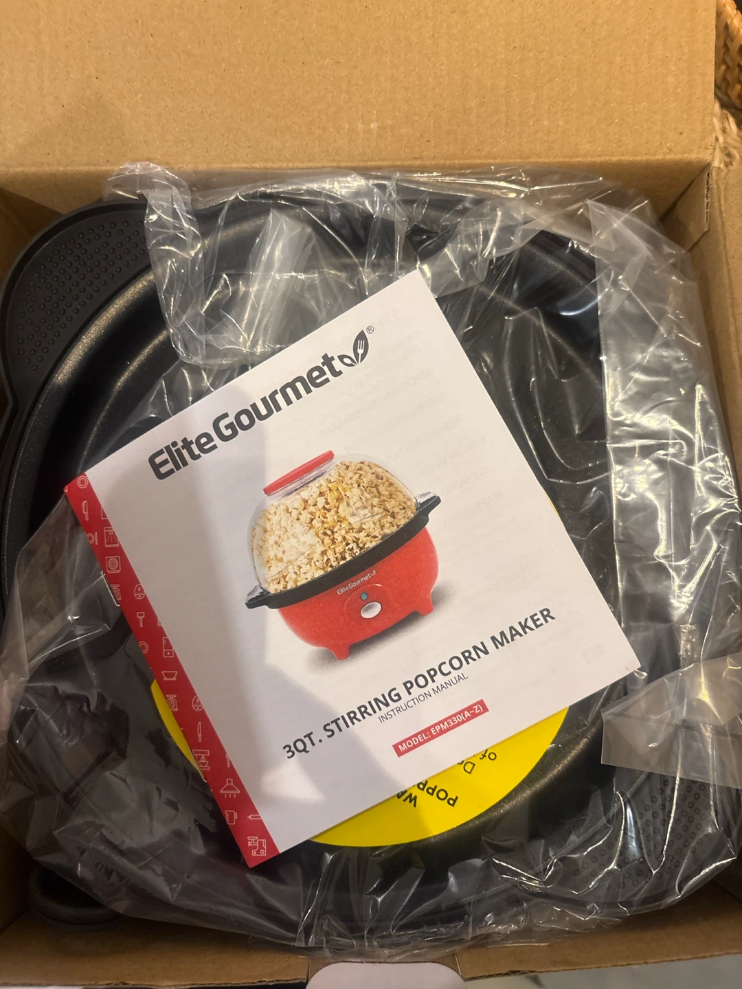 Elite Gourmet 3qt Stirring Popcorn Maker - photo 2