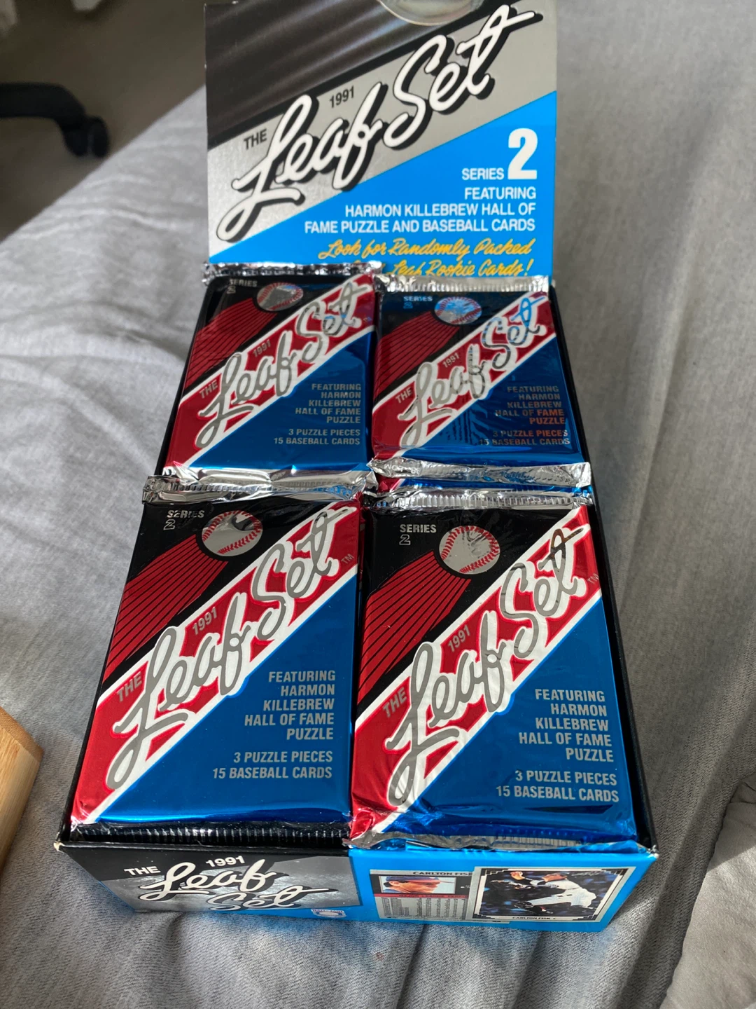 1991 Leaf Series 2 Baseball Cards pack