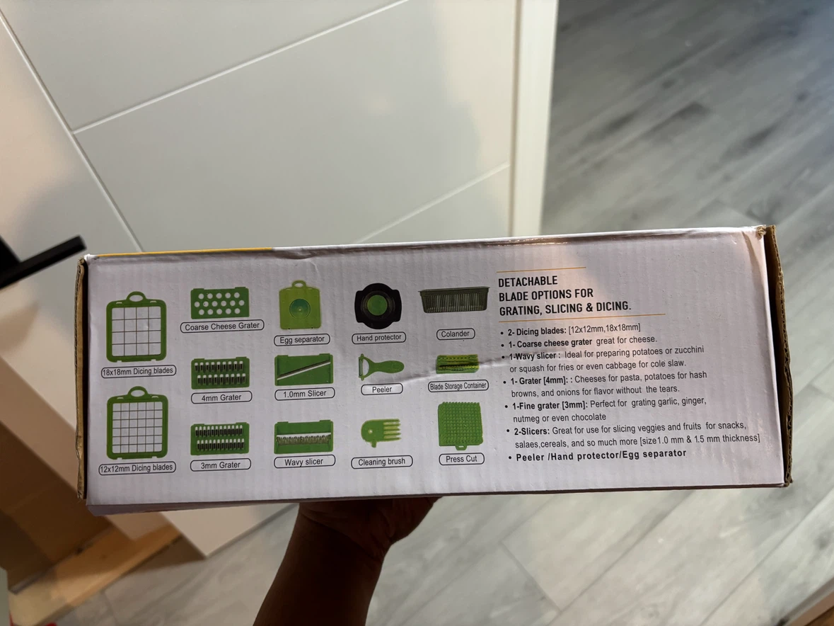 KEOUKE 14-Piece Vegetable Chopper and Slicer Set - photo 2