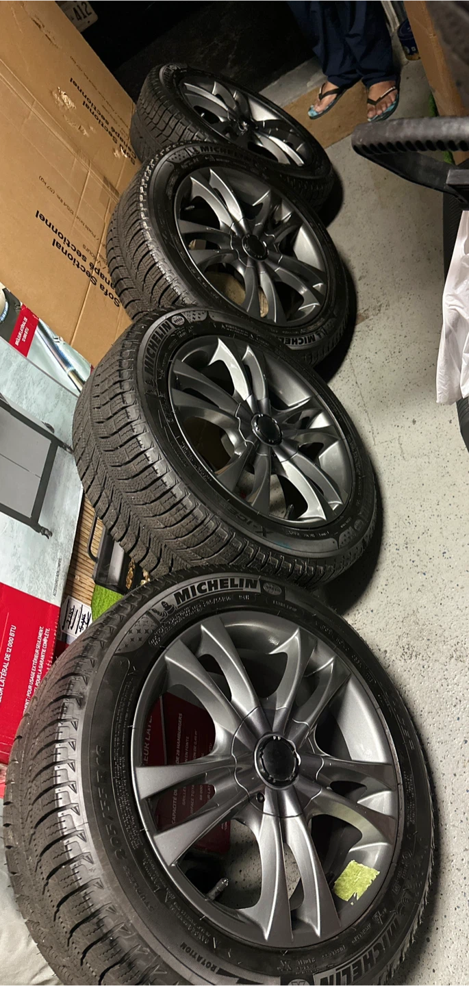 Michelin X-Ice 205/55/R16 winter tires multi-spoke alloy rims - photo 2