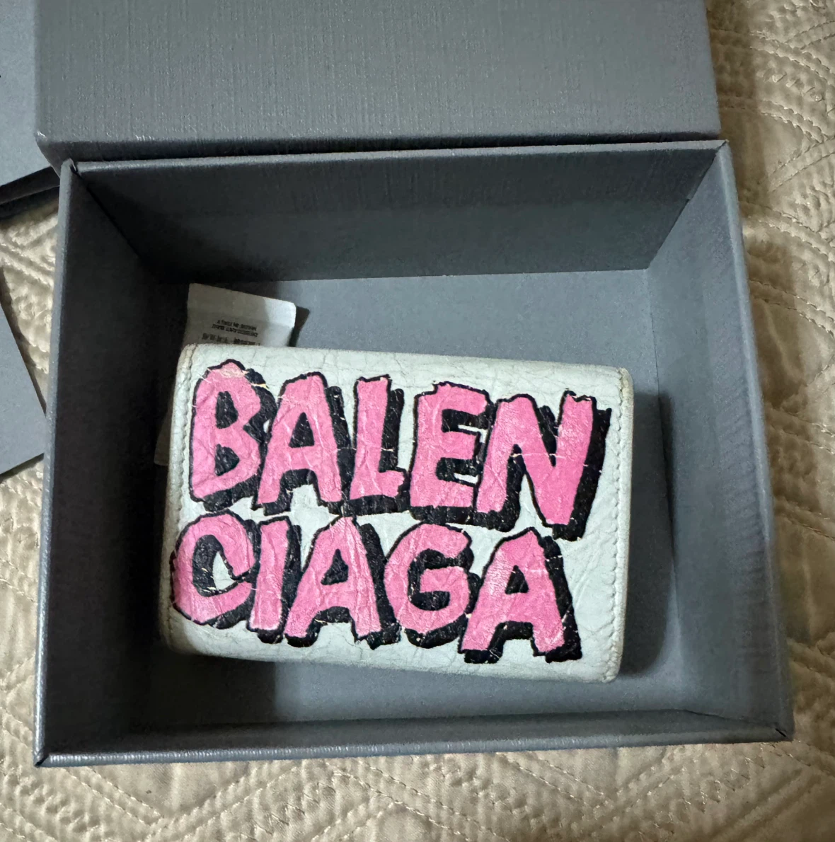 Balenciaga Trifold Graffiti Wallet - photo 4