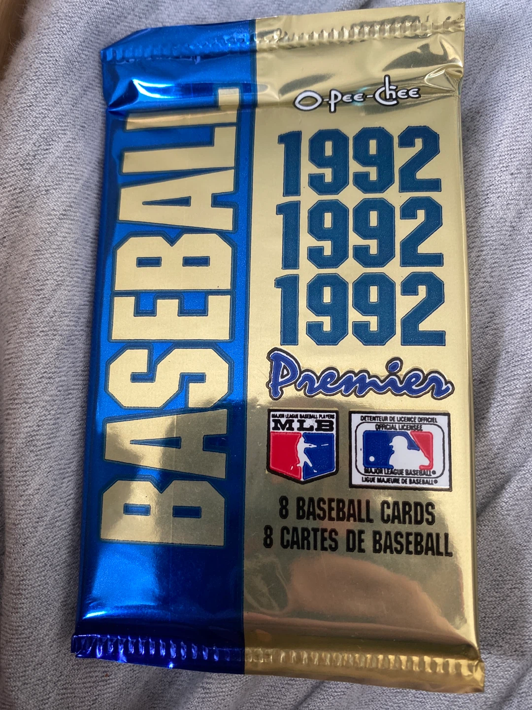 1992 O-Pee-Chee Premier Baseball Card Pack