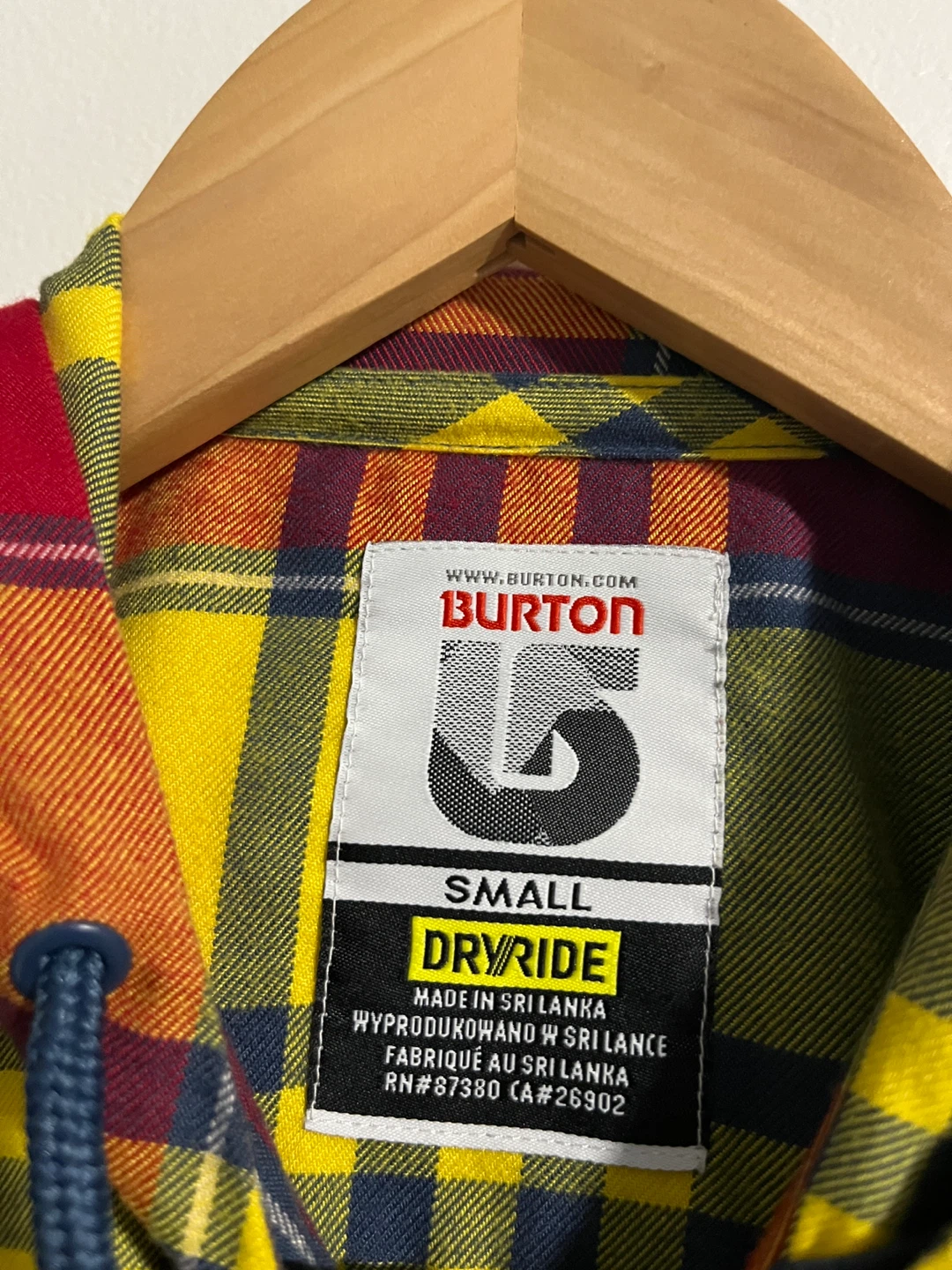 Men’s Burton Plaid Hooded Shirt - S - photo 3