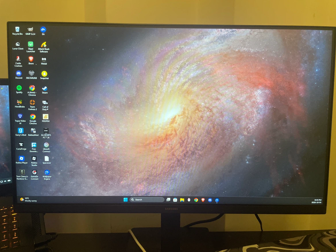 Samsung 24” 1080p 100Hz Monitor – LS24D300G - photo 2