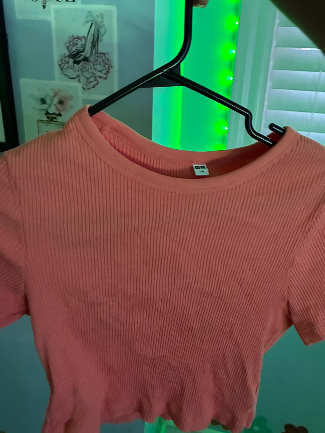 Uniqlo Ribbed Short Sleeve Top