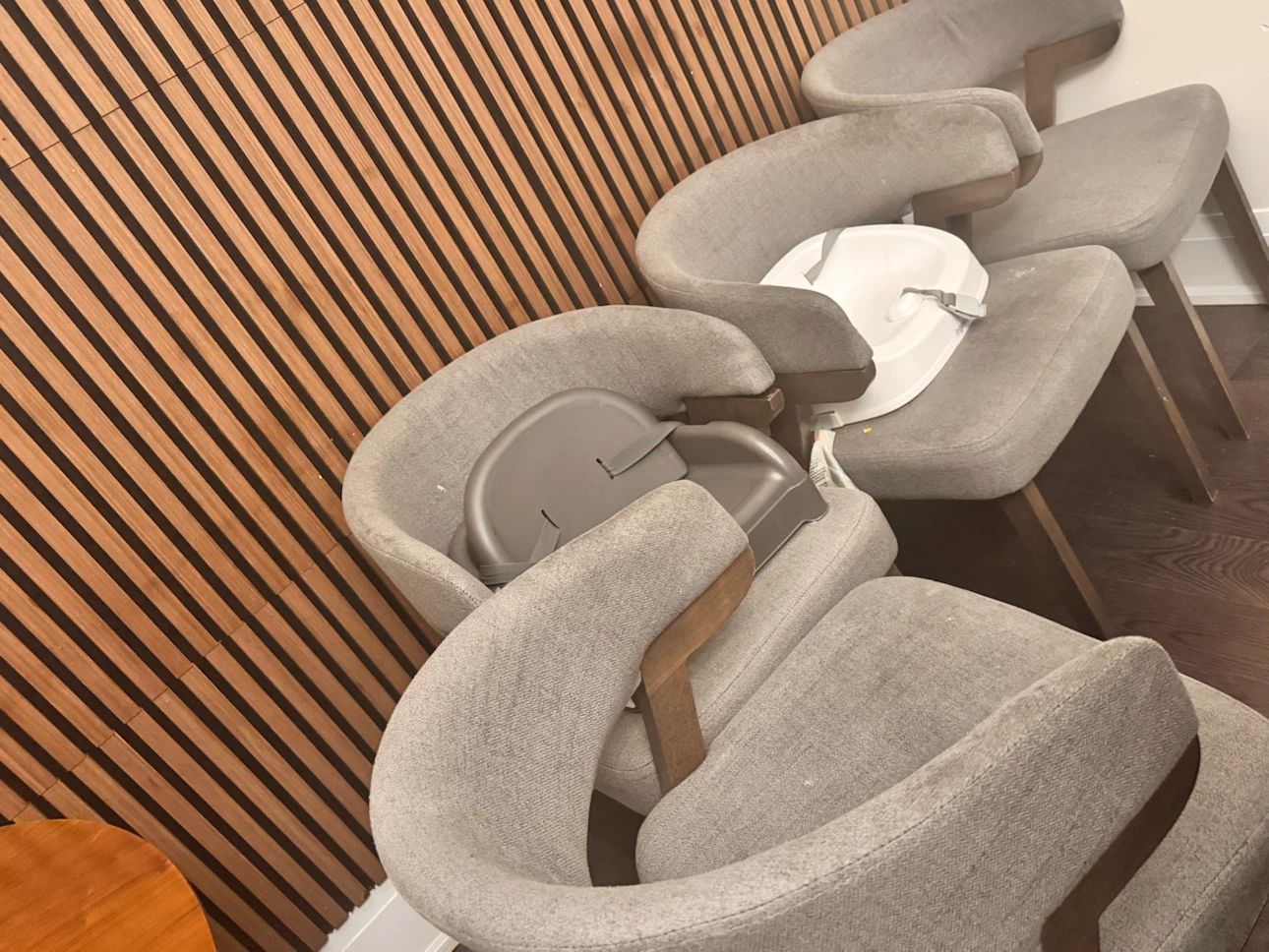 Set of 4 Modern Upholstered Dining Chairs - photo 5