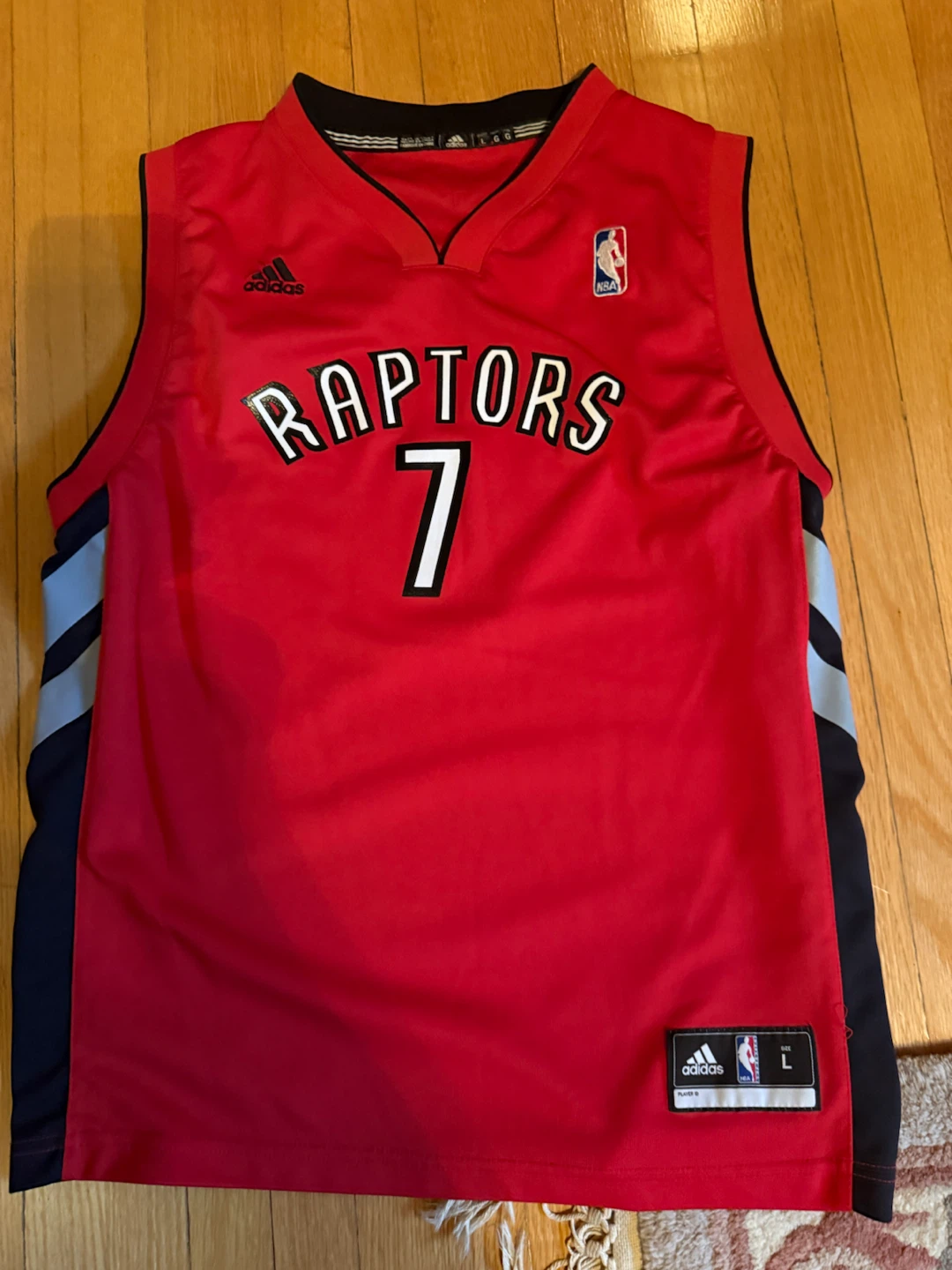 Adidas Andrea Bargnani Raptors Jersey Size L