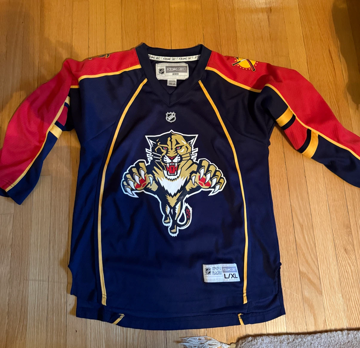 Reebok Florida Panthers Youth Hockey Jersey
