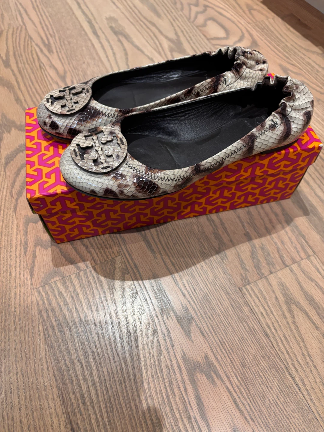 Tory Burch Snakeskin Ballet Flats - photo 2