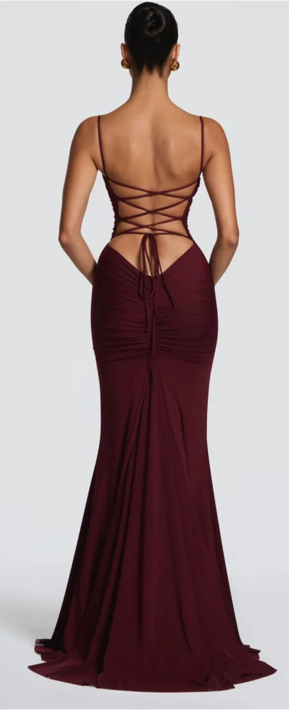 Babyboo Fashion Zaria Gown (Cherry Lacquer) - photo 2