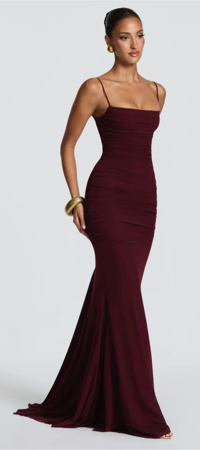 Babyboo Fashion Zaria Gown (Cherry Lacquer) - photo 3