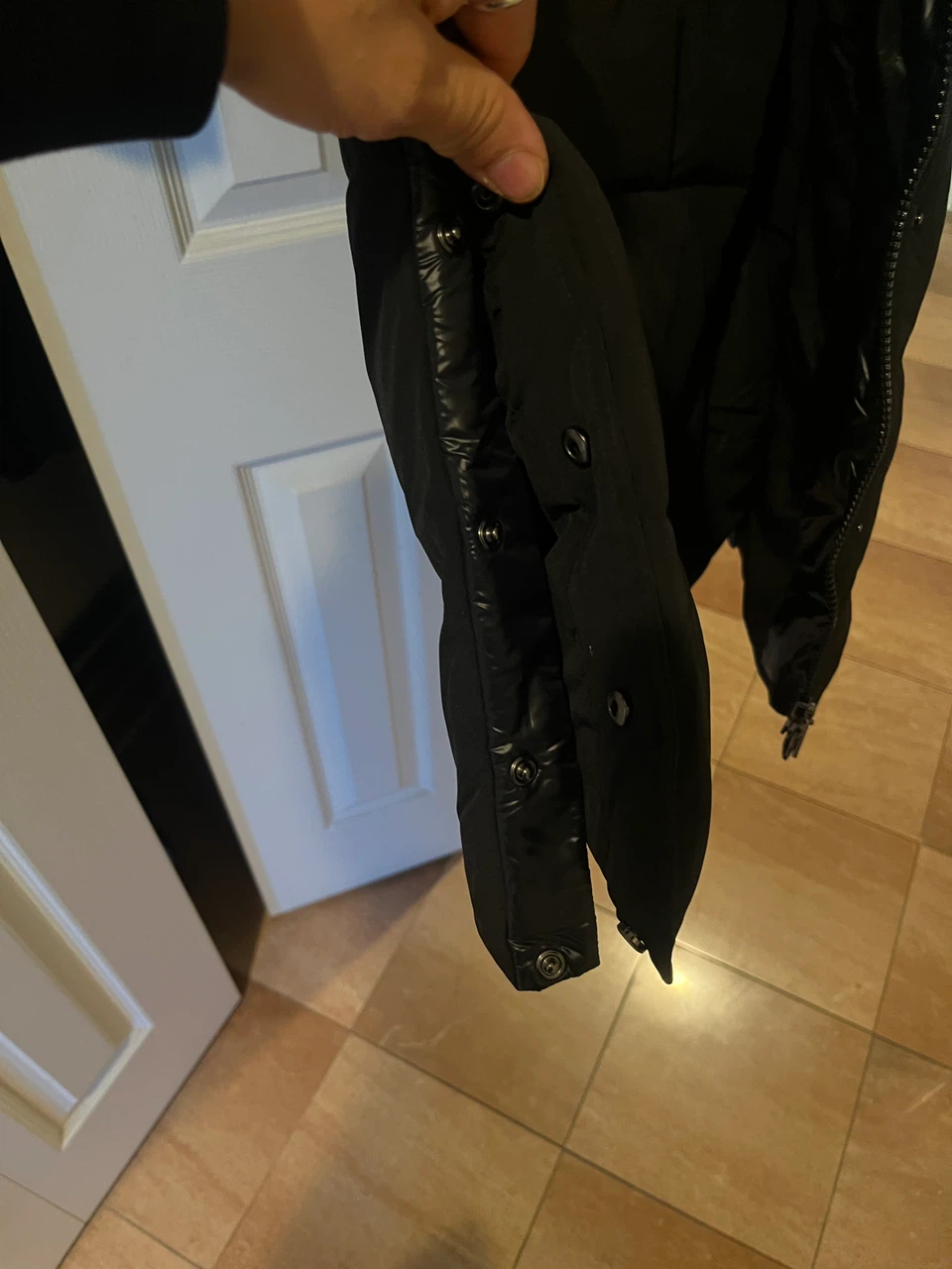 GAS Black Long Puffer Jacket - photo 4