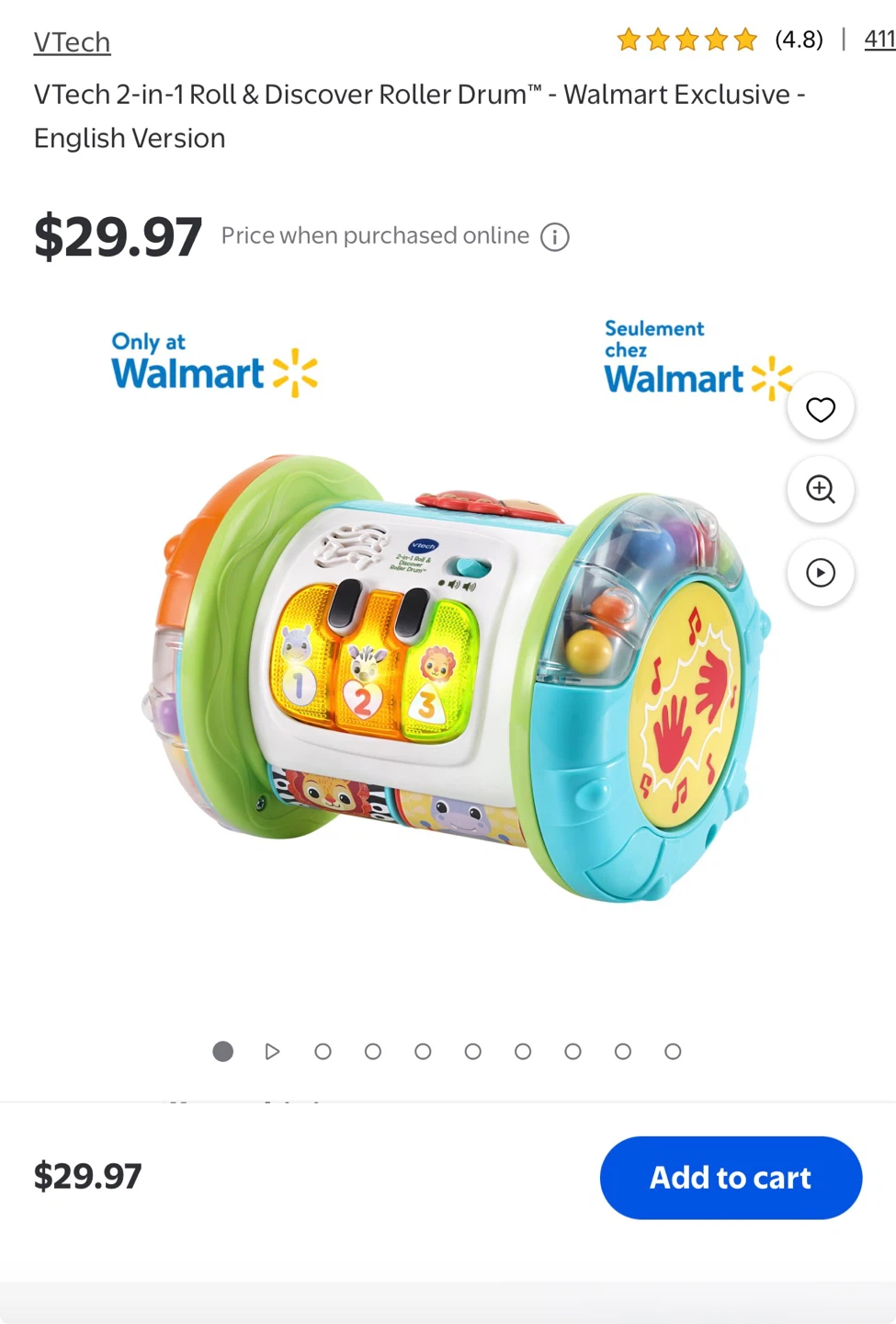 Tummy Time Pack: Discover Roller Drum, Caterpillar & Water Mat - photo 2