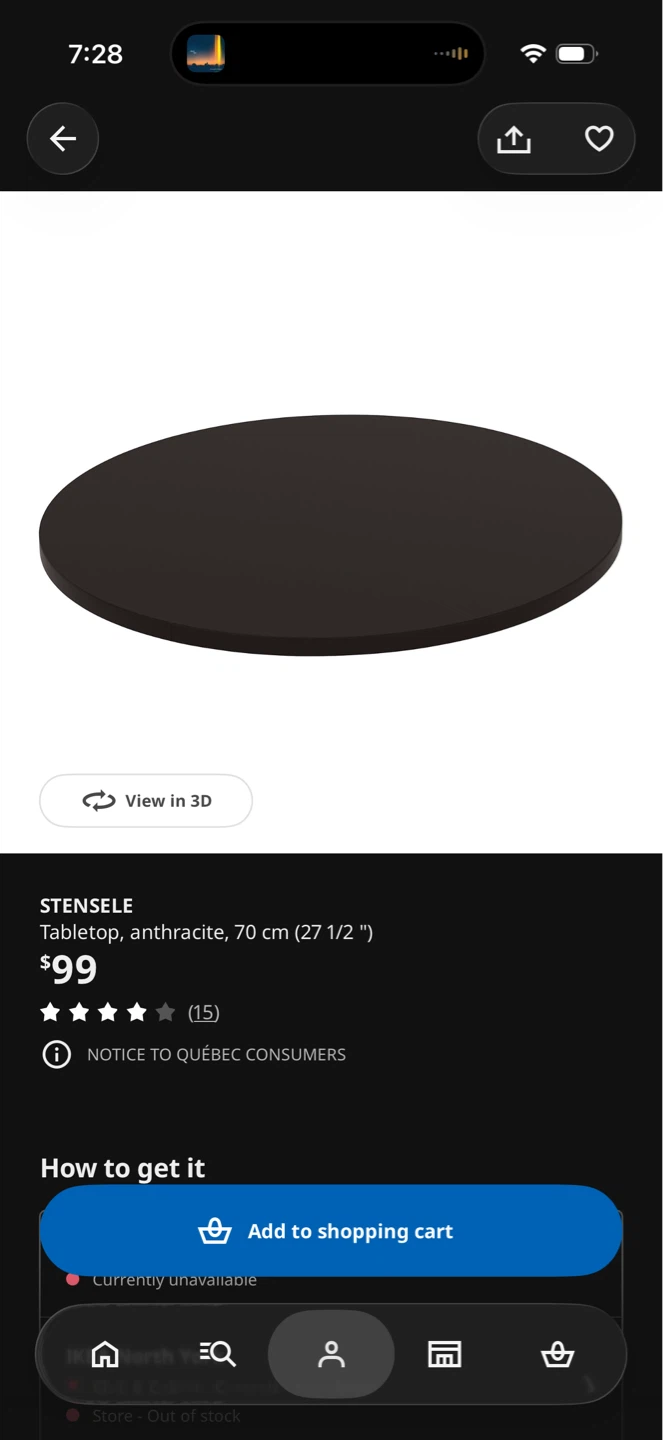 IKEA Stensele Bar Table - photo 2