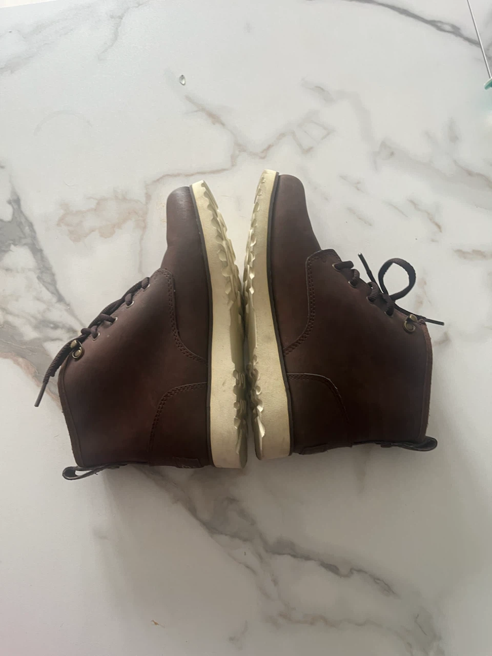 UGG Leather Lace-Up Boots Size 5 - photo 2