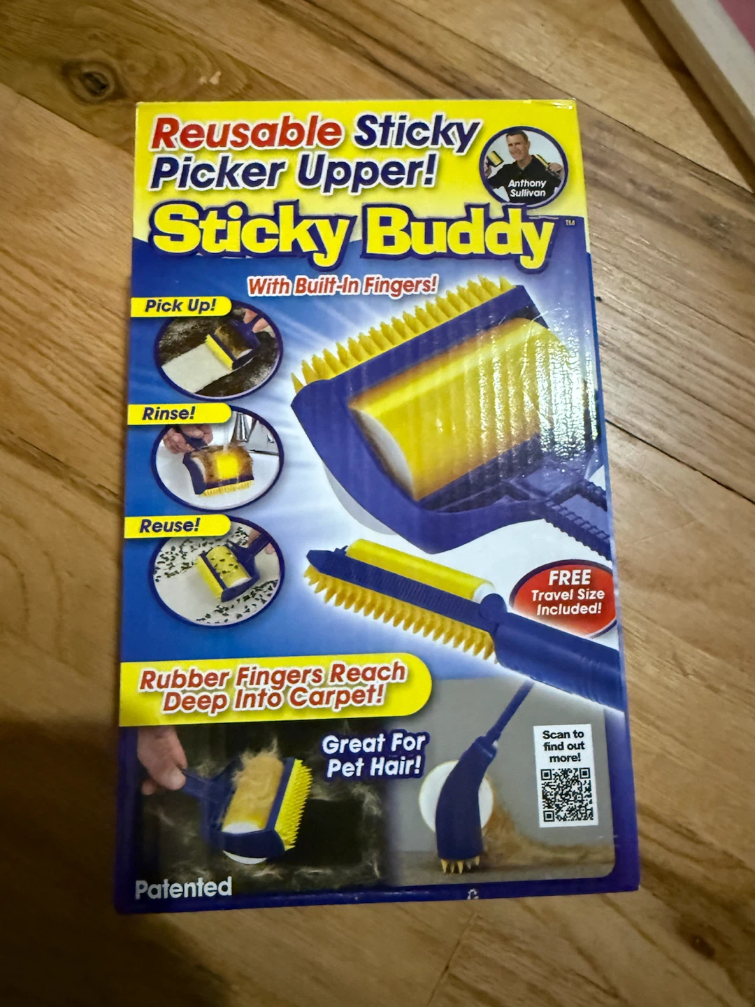 Sticky Buddy Reusable Sticky Picker Upper