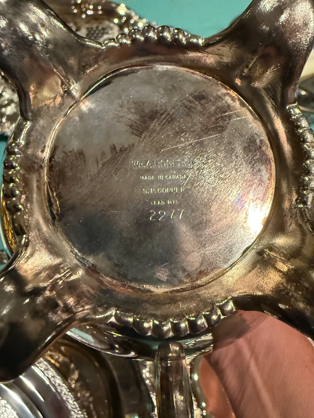 Wm. A. Rogers Silver Plated Tea Set - photo 2
