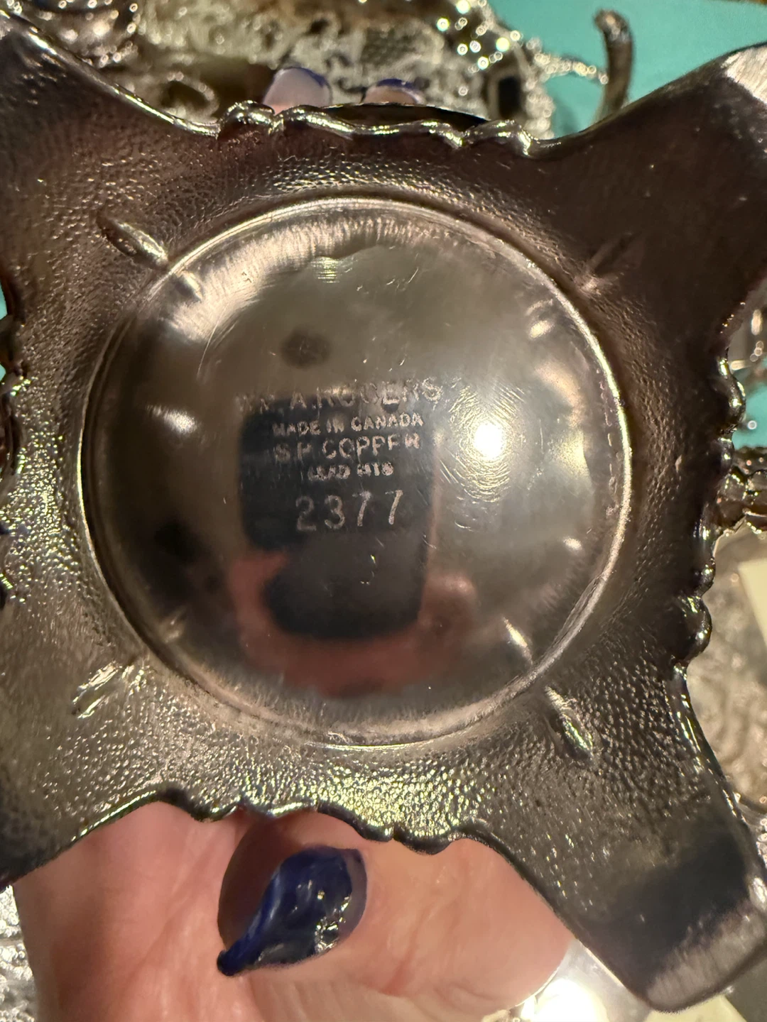 Wm. A. Rogers Silver Plated Tea Set - photo 3