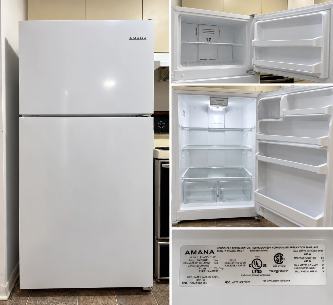 🔥 MOVING SALE – Amana Refrigerator – $300