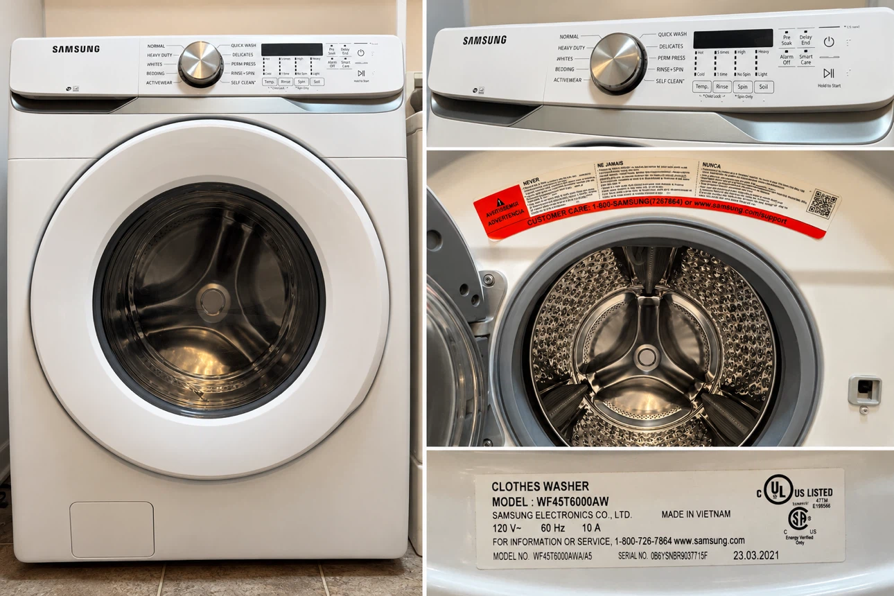 🔥 MOVING SALE – Samsung Front Load Washer– $400