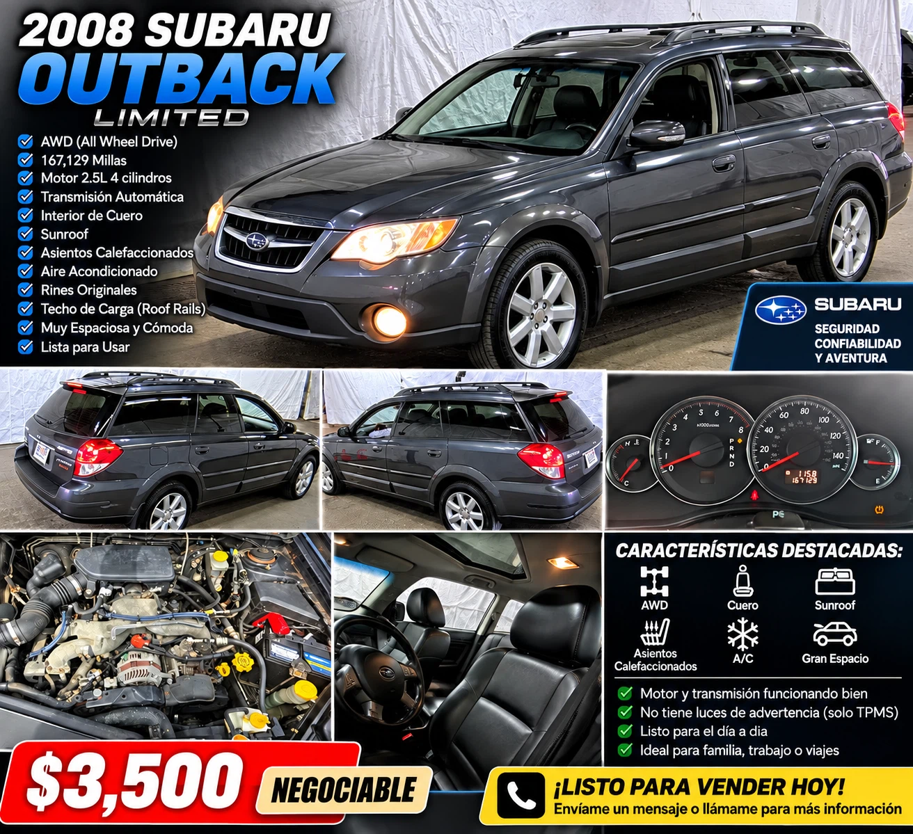 2008 Subaru Outback Limited