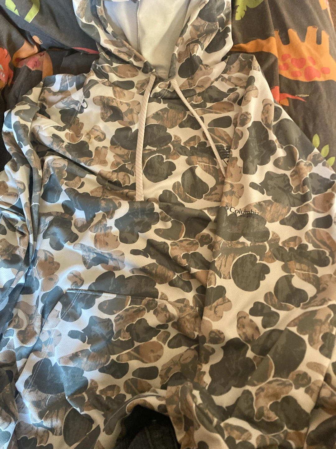 Columbia Active Fit Camo Hoodie - Large