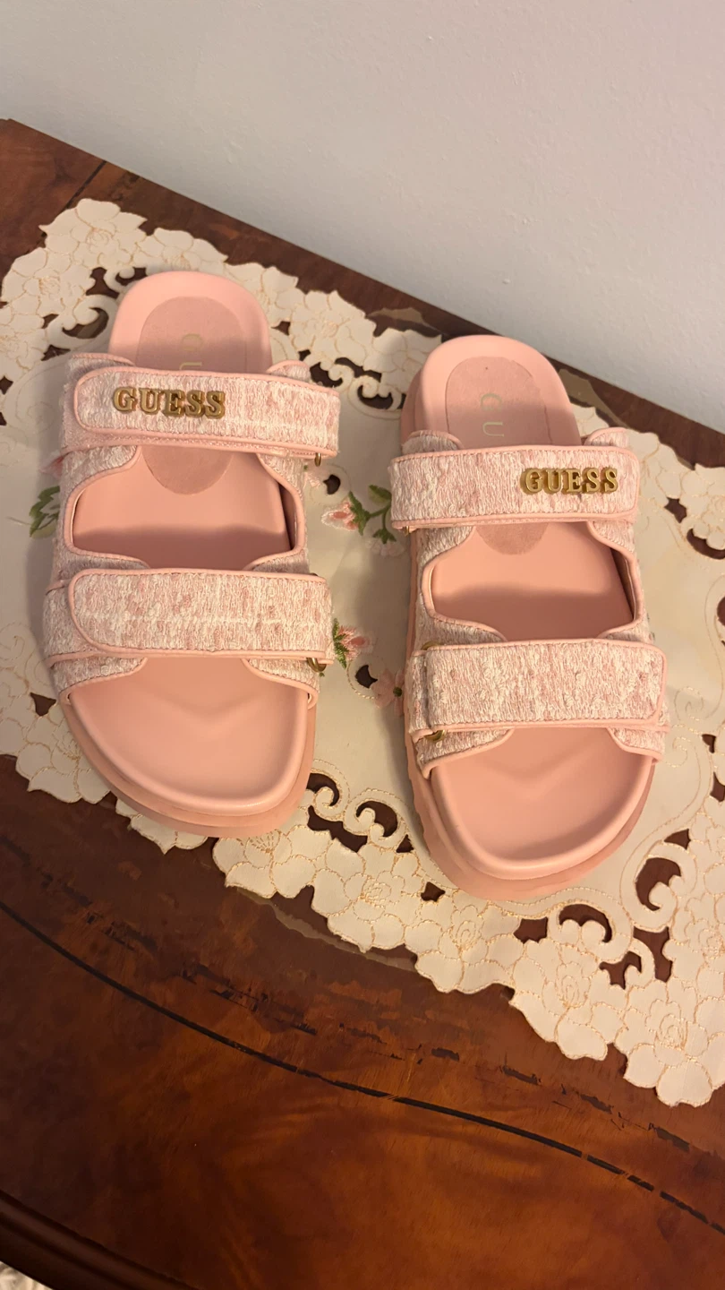 Guess Pink Platform Sandals - photo 2