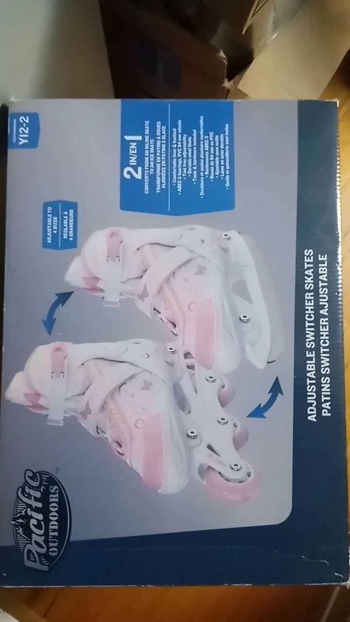 Pacific Outdoors 2-in-1 Adjustable Skates